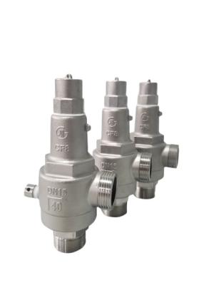 PN4.0MPa DN15 Fall Lift Safety Valve For LN2 Tank