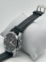 Miller Leather Quartz Light Watch Waterproof Women's Watch Black Leather Band