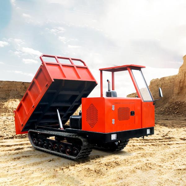 4 Ton Crawler Dumper Truck For Hardened Road Surfaces And Power Engineering