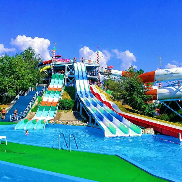 ODM Детский аква-тематический парк Бассейн Вода Забавная игрушка Поездки Слайд-сет из стекловолокна