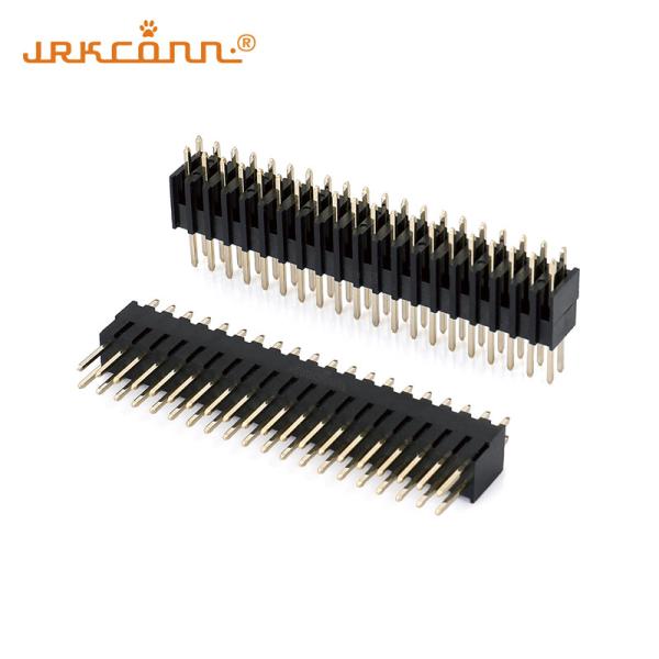 40 Pin Header Connector Double Row Pin Header 2mm Pcb Connectors Straight Dip Type