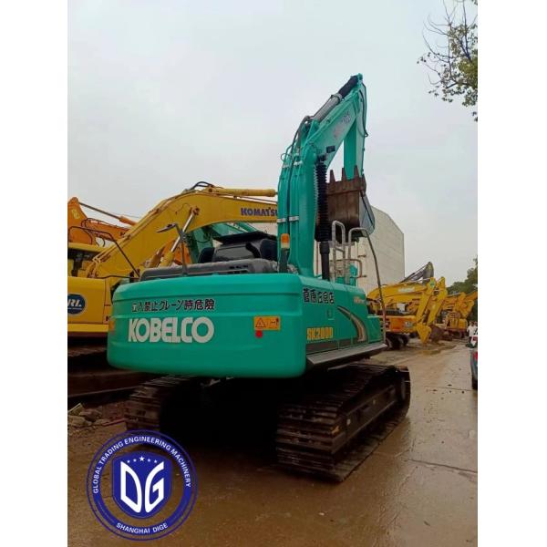 20-тонный экскаватор Sk200 Использованный экскаватор Kobelco с высокопроизводительной гидравлической системой