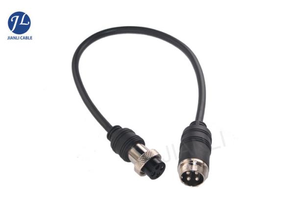 Automotive Rear View Camera Cable , 5 Meter 4 Pin Mini Din S Video SVHS Cable For TV DVD Lead 5M