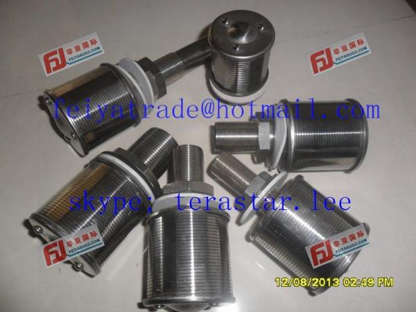 53MM WEDGE WIRE STRAINER NOZZLE, 45MM FILTER JOHNSON SREEN NOZZLE, 57MM STAINLESS STEEL FILTER NOZZLE