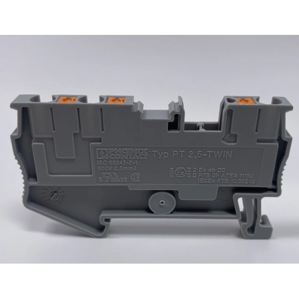 PLC Connector Phoenix Contact 3209549 PT 2,5-TWIN Feed Through Terminal Block