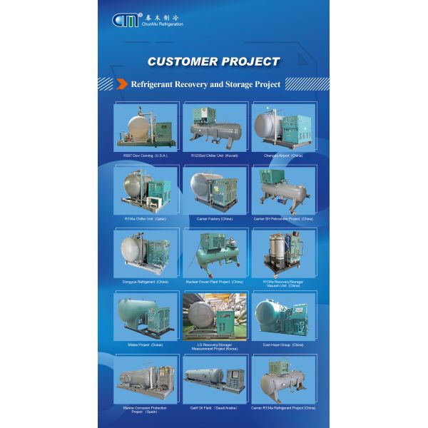 Oil Less Refrigerant Recovery Unit 10HP Freon Recovery Machine