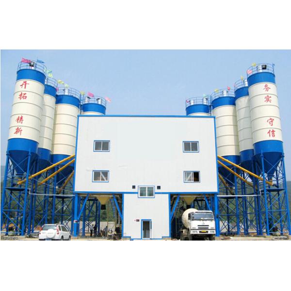 Машинное оборудование строительства дорог завода HZS180 205KW 180m3/H мобильное конкретное дозируя