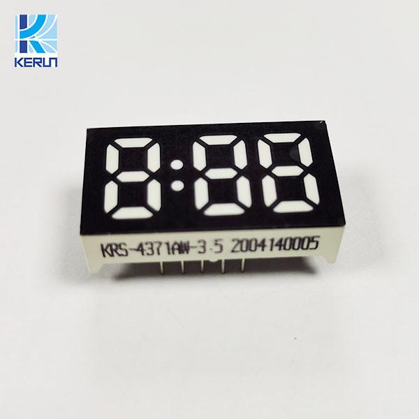 0.47 Inch Common Anode Alarm Clock LED Display Modules Three Digit