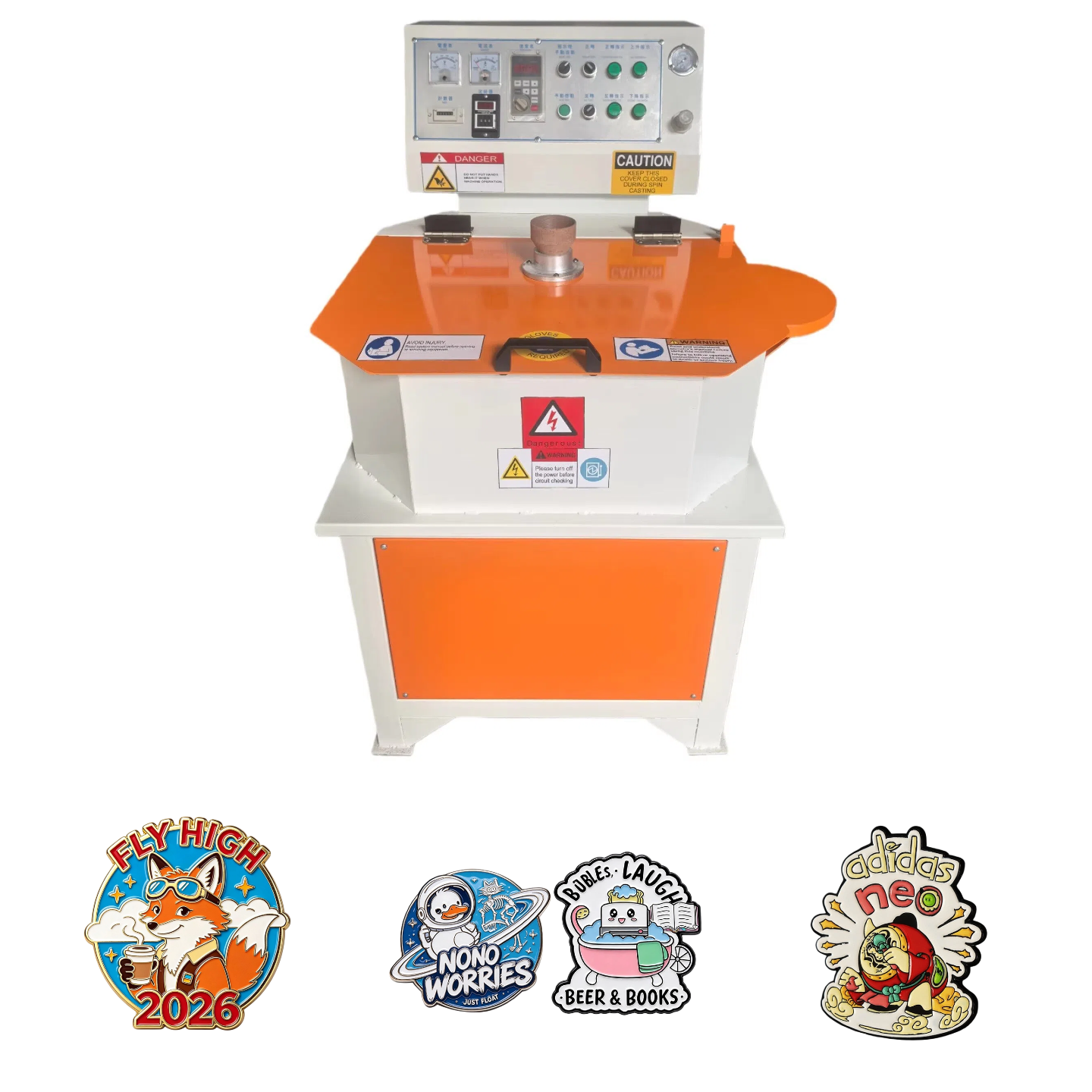 Commemorative Emblems Zamak Spin Casting Badges Manufacturing