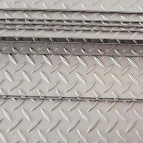 ASTM A240 316 Embossed Stainless Steel Sheet 0.6mm-3.0mm Thickness Linen Leather Pattern for Anti-Slip Flooring Systems