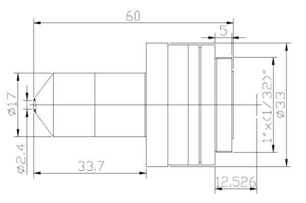 ECONOMIC 2MP/3MP M12x0.5 Mount Pinhole Lenses for covert cameras, 3.7/6/8/10/12/15/16/22/30/35/45/70mm