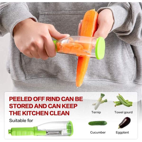 Peelers Zesters Portable Storable Tool for Sustainable Fruit Vegetable Preparation