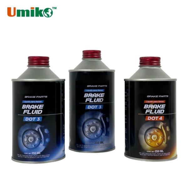 350ml Small Can of DOT 3 Car Brake Fluid For Car Care Maintenance And Replacement