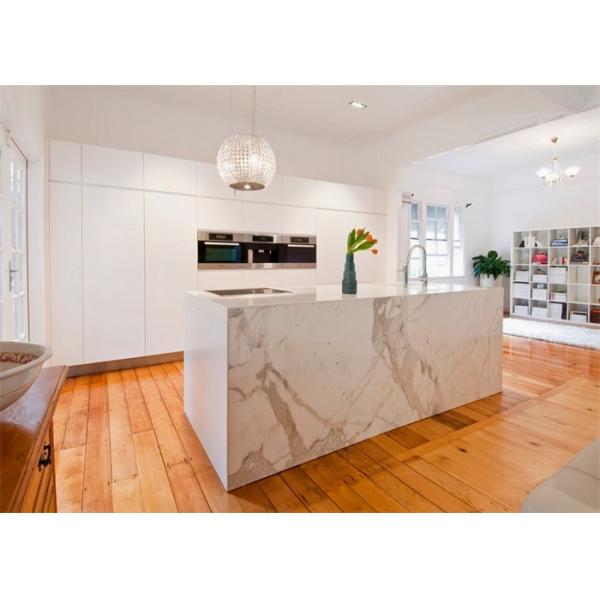 L / U Shaped MDF Wood Veneer Kitchen Cabinets Moisture Proof Board Home Project