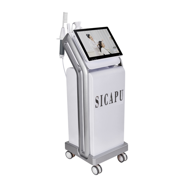 Máquina de cuero cabelludo de plástico de 110-240V con analizador de cabello HD de 15 pulgadas