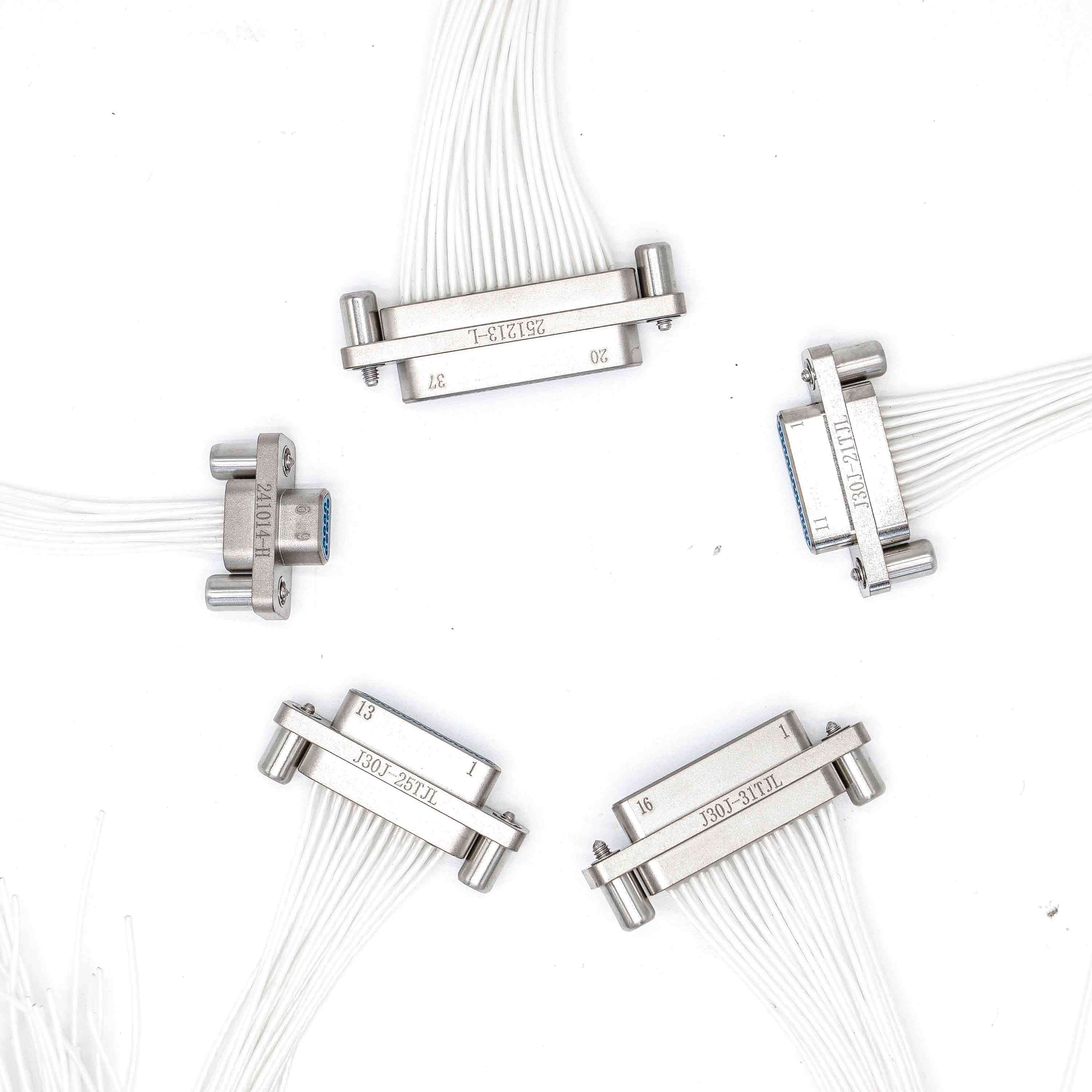Bayonet Aircraft Wire Connectors Cable Coupler Signal Transmission Lightweight