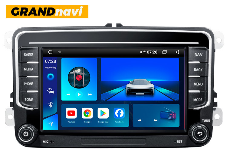 2Din VW Car Radio Passat B6 Android Мультимедиа Android 10 Vw Golf Radio Ай Голос Контро