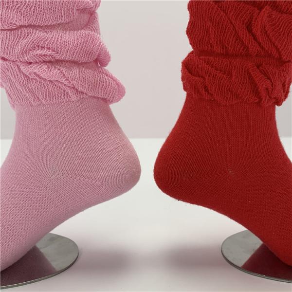 Pattern Solid Breathable Winter Infant Children Girl Thermal Lace Non Slip Socks For Baby