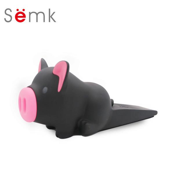 Anti Slip PVC Door Stopper , Rubber Door Stop Wedge Pig Shaped