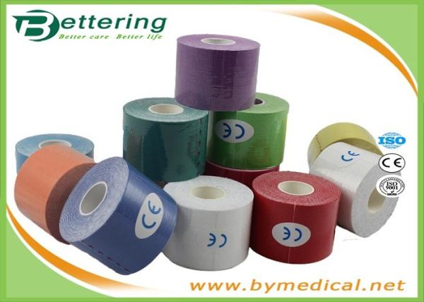 Cotton Elastic Kinesiology Physio therapy Tape Sports Muscle Tape Coloured Multipurpose