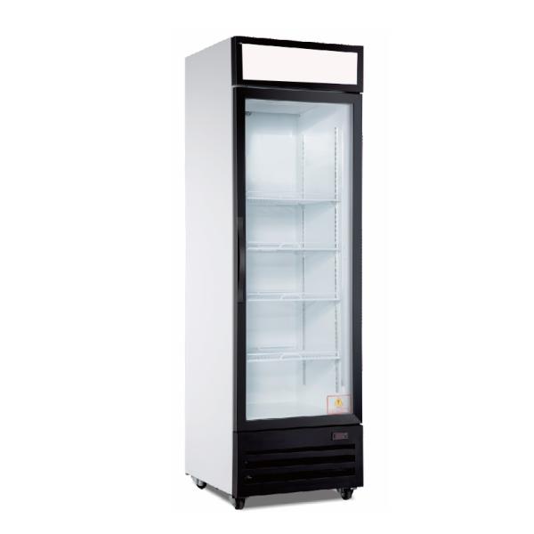 Double Glass Door Commercial Vertical Refrigerator
