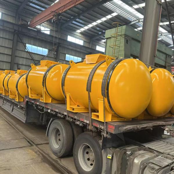 T21 UN Portable Horizontal Pressure Tanks 1421Kg Max Permissible Payload 1088Kg Tare Mass