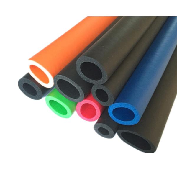 Высокая плотность закрытой клетки эластомерной пенной изоляционной трубы для спортзала EPDM CR PE NBR