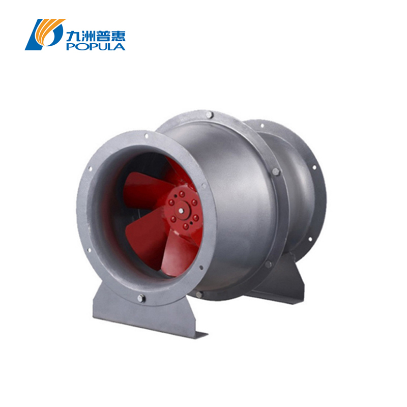 Carbon Steel Diagonal Flow Fan Inline Pipeline Ventilation Blower Explosion Proof