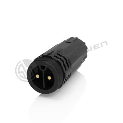 M19 Ip67 IP67 Conectores de energia à prova d'água Plug 2 Pin Vendas parafuso Terminal Forma UL
