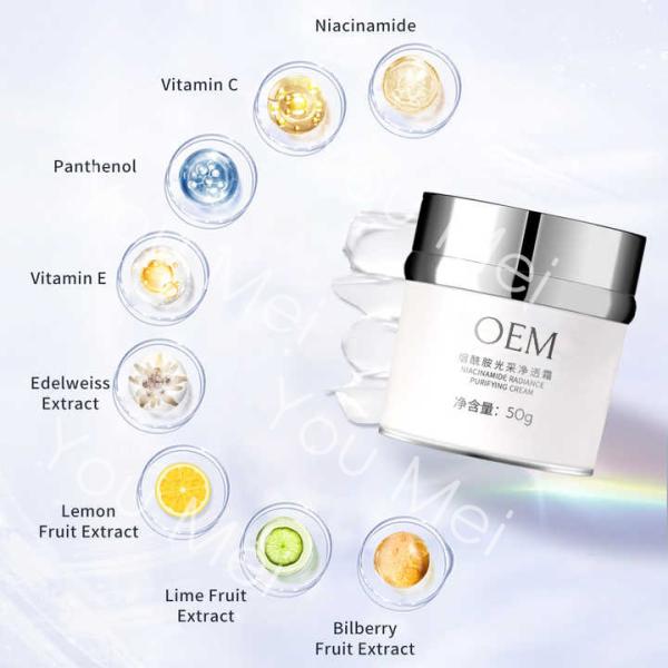 Anti-envejecimiento piel seca del rostro conjunto de cuidado de la piel regalo hidratante péptido niacinamida suero humectante