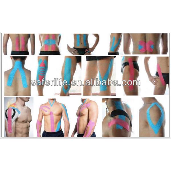 Кинезиология водонепроницаемая предварительно отрезанная терапевтическая лента для ухода за здоровьем спортсменов