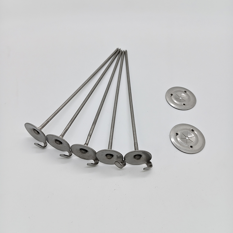 Factory-Made Steel Cap Nail Smooth Shank Type with Checkered Head Style Welding Duct Liner Cup Insulation Pin at Cheap Price