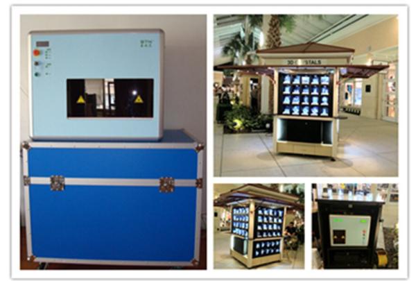 Small Air Cooling Gift Engraving Machine for Glass and Crystal CE / FDA Certificated