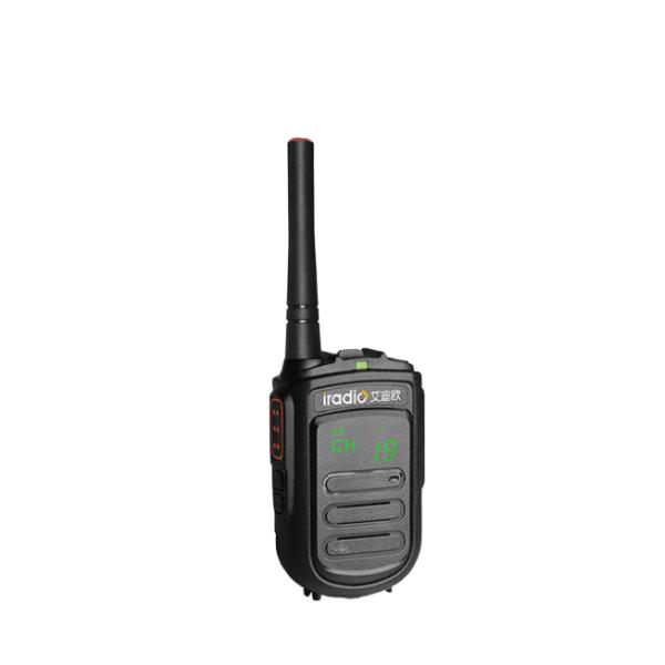 CE FCC Rohs Certified Iradio DP-168VHF UHF Digital Small Size Handheld Kids DMR Walkie-Talkie
