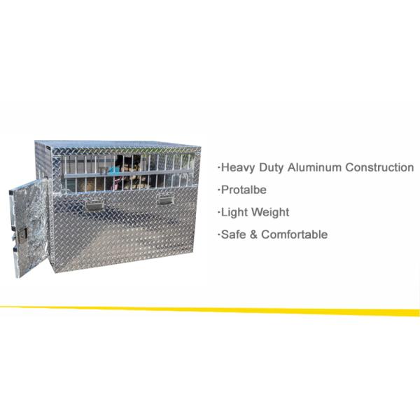 Плита диаманта полной сварки K9 одиночная алюминиевая охотясь коробка собаки тележки