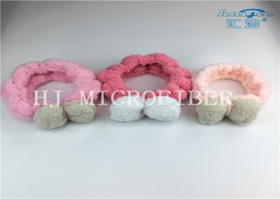 Faixa macia e bonito super do cabelo do banho do fecho da tela da belbutina de Microfiber Shu para a utilização de lavagem da cara
