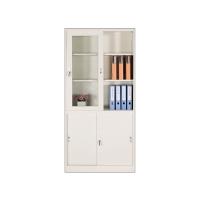 Up Sliding Glass Door Filing Cabinet Industrial Metal Storage Cabinets
