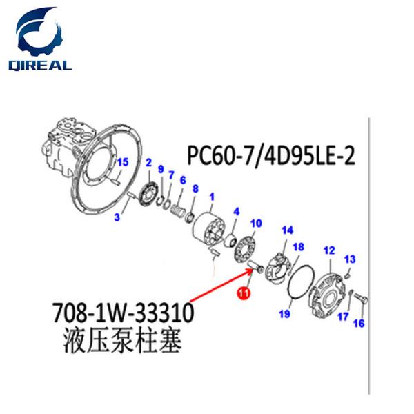 Поршень гидронасоса PC60-7 708-1W-33310