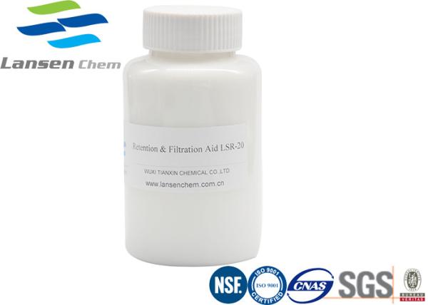 Non Toxic Retention Filtration Aid High Concentration Corrugated Paper Newsprint