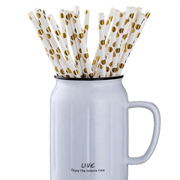 Multi Layered Assorted Paper Straws Sturdy Thick Waterproof Paper Straws