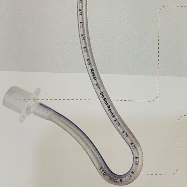 Nasal pré-formado não Cuffed o tubo Endotracheal, a intubação de 5.5mm e o tubo