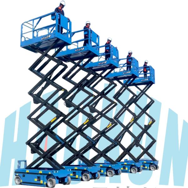 Mobile Elevating Work Platform Vertical Cargo Lift Hydraulic Scissor Portable Warehouse Scissor Lift