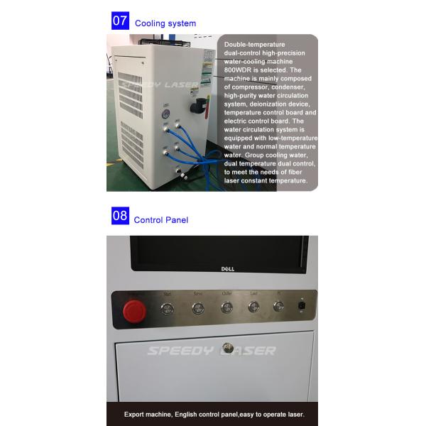 1500W Raycus Max IPG Small Fiber Laser Cutter Water Cooling Easy Operation