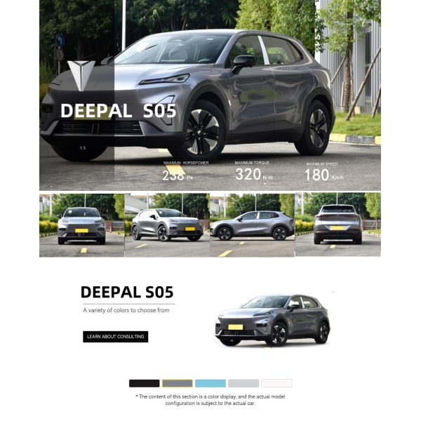 2026 Deepal S05 Compact New Energy SUV RWD BEV & REEV Versions Ultra Fast Charging Smart Cockpit L2 ADAS Low Drag Family Vehicle for Global Export