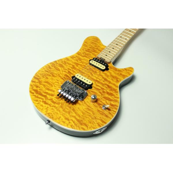 Ernie Ball Music man AXis eletric guitar AAAAA grade quilted maple top floyd rose bridge