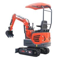 4 km/h Mini-excavadora doméstica Manuseio de material Pequena mini-excavadora