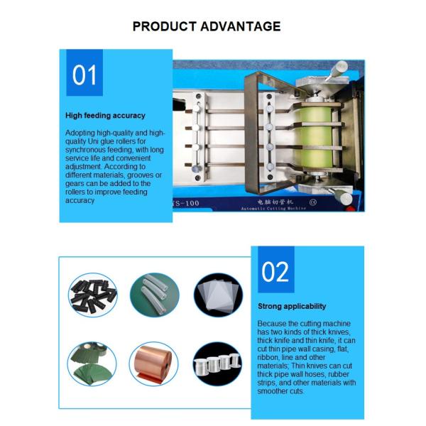 Automatic Wire Insulation Sleeve Plastic Tube/Sleeve/Metal Nickel Belt Strip Cutter Cutting Machine