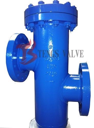 Fabricated Simplex Basket Strainer Offset ANSI 150LB / 300LB Inlet / Outlet Design