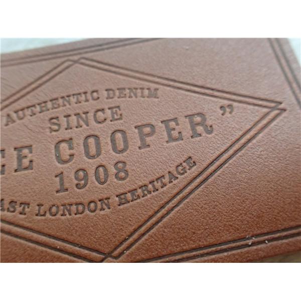 袋、衣服のためのカスタマイズされた方法浮彫りにされた革パッチ