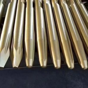 Heat Resistent Hydraulic Hammer Chisel Blunt Rock Breaker Chisels For Steel Mill